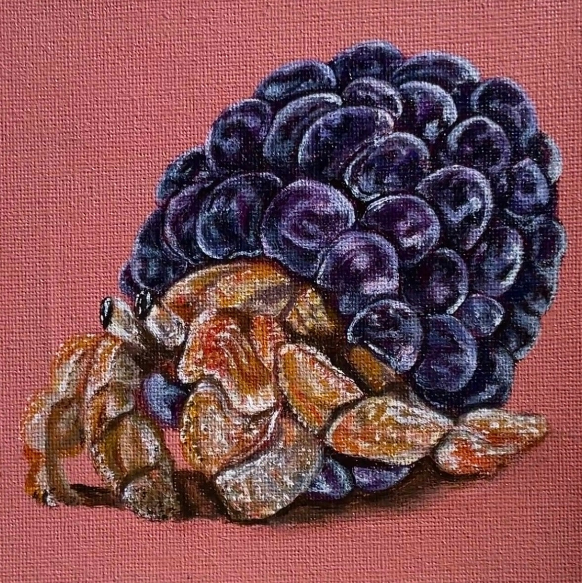 “Hermies Series” 6x6 Acrylic On Canvas