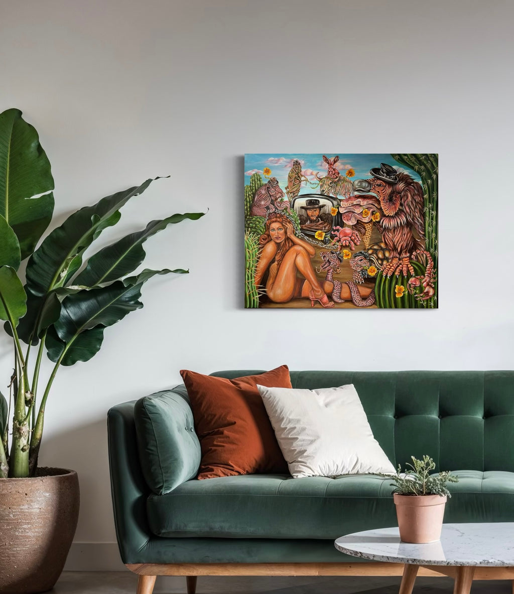 “Desert Queen” 24x30 Acrylic On Canvas