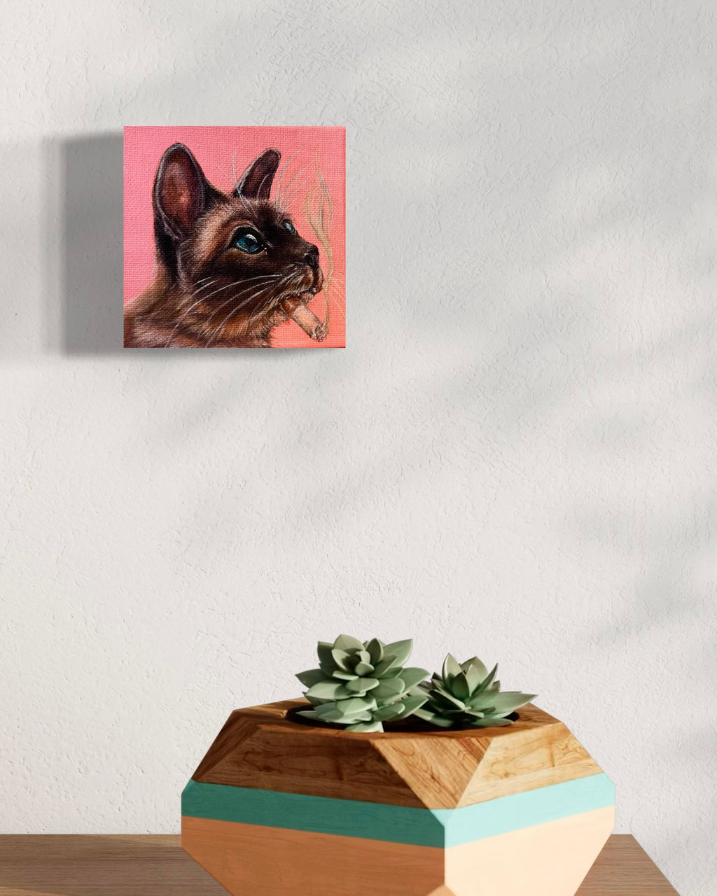 Affordable And Adorable Series 4x4 Acrylic On Canvas