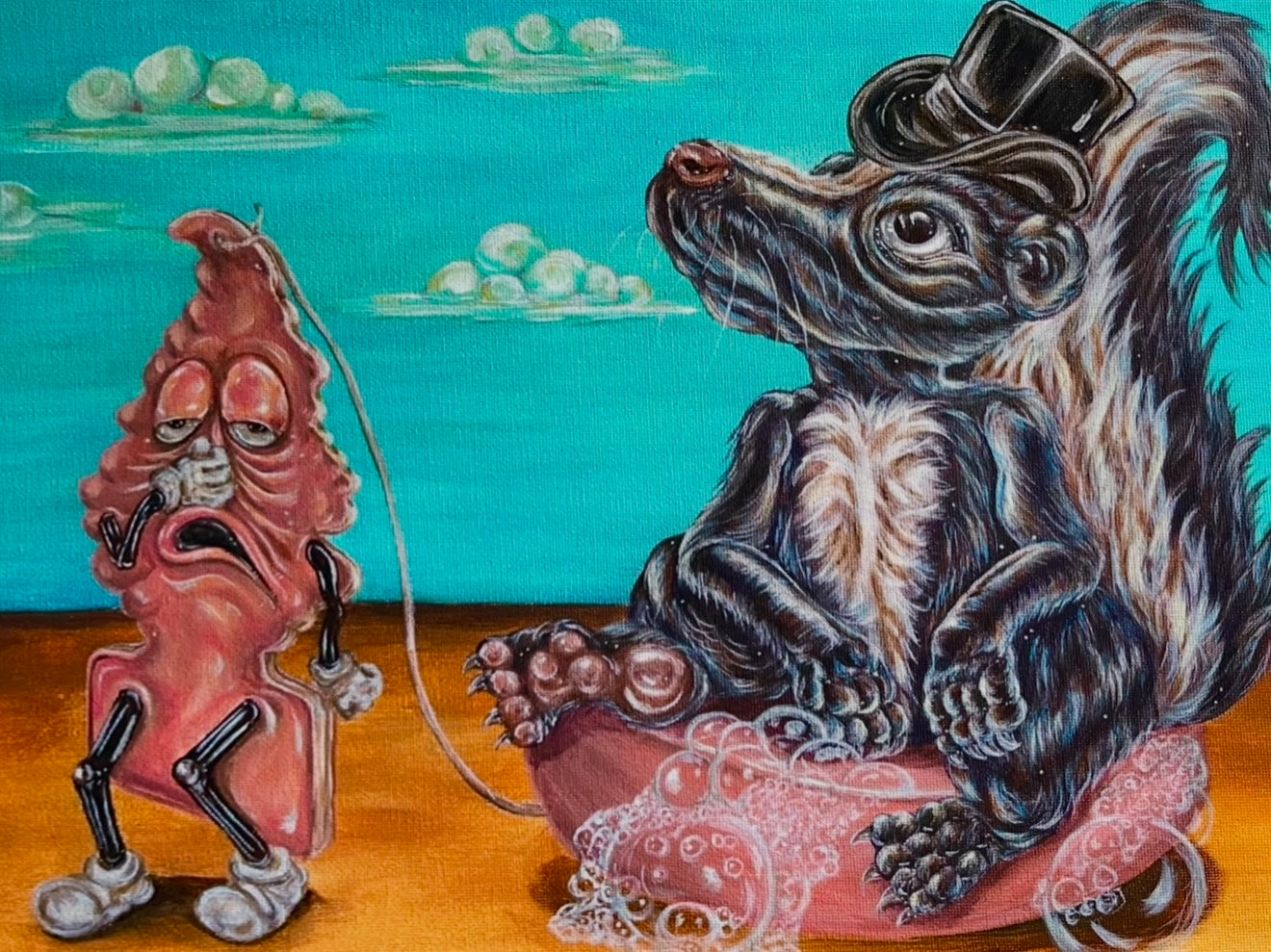 “Funky Fresh” 12x16 Acrylic On Canvas