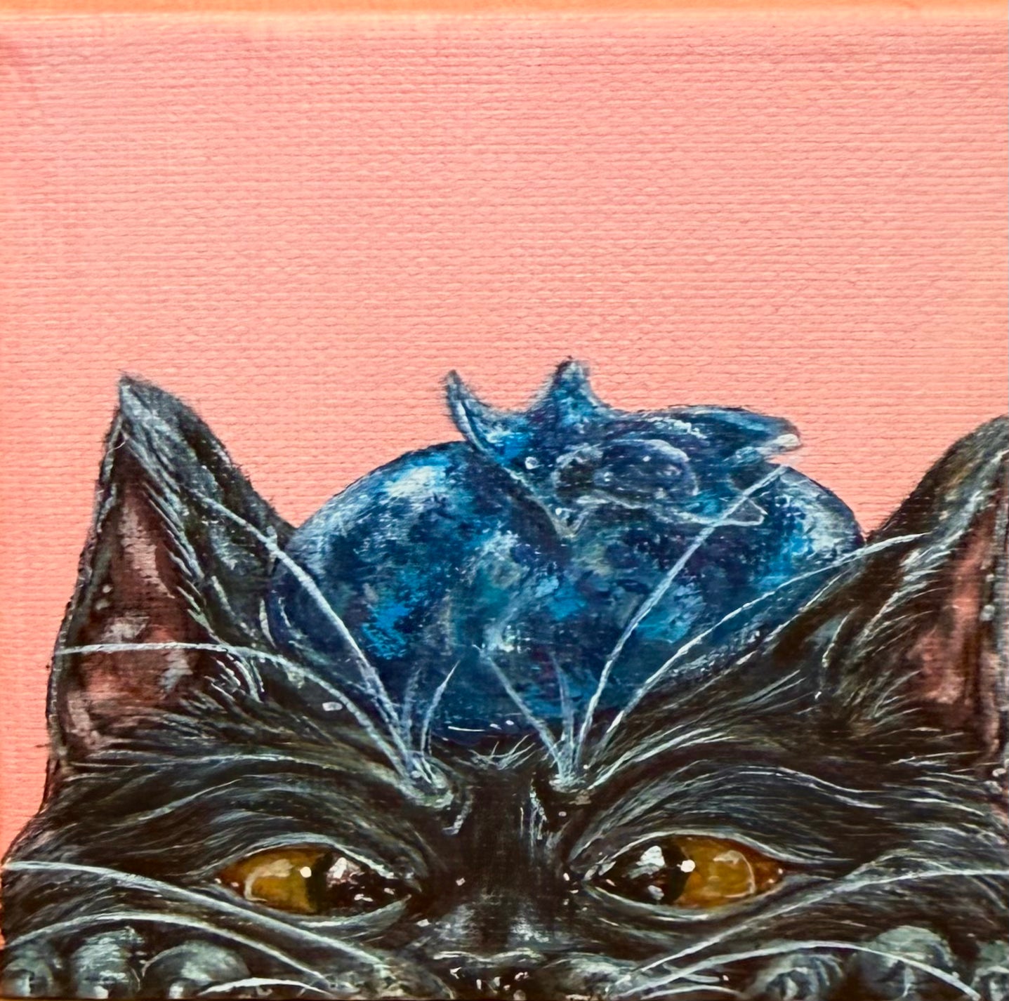Affordable And Adorable Series 4x4 Acrylic On Canvas