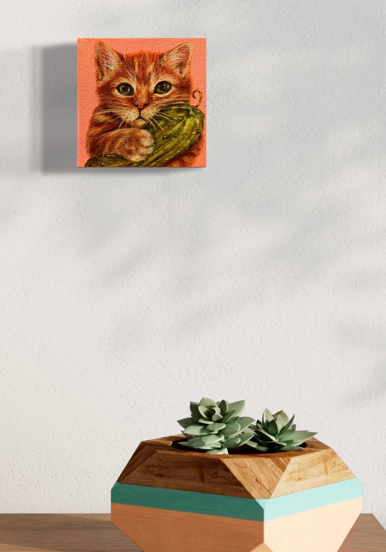 Affordable And Adorable Series 4x4 Acrylic On Canvas
