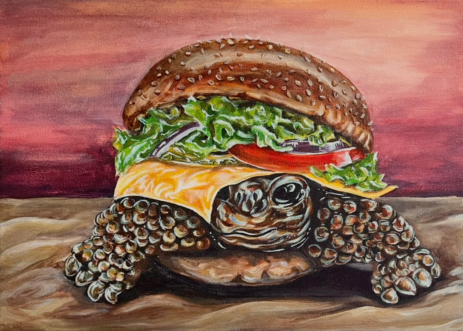 “Burtle” 12x16