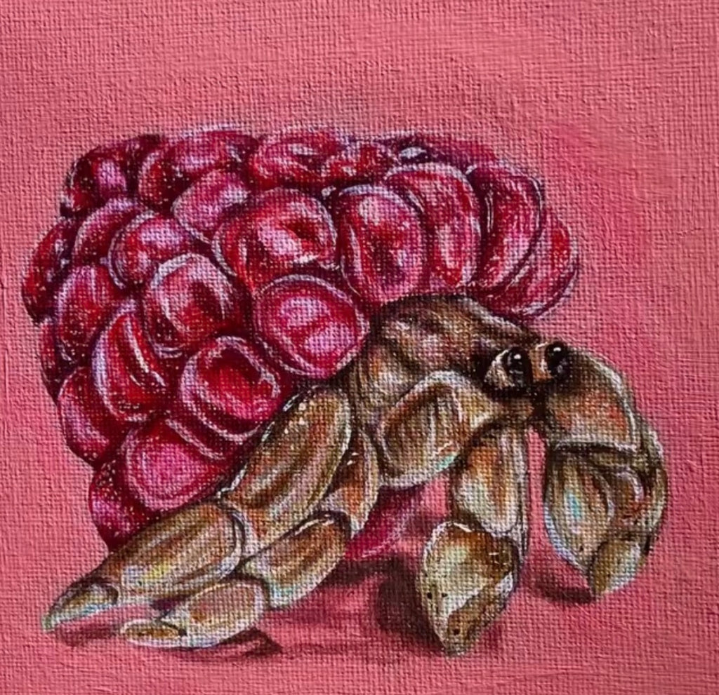 “Hermies Series” 6x6 Acrylic On Canvas
