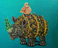 “Pinocerous” 12x16 Acrylic On Canvas