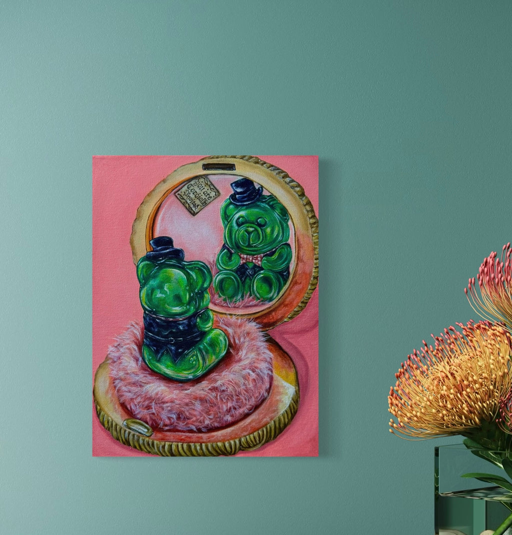 “Cordially Invited” Acrylic On Canvas