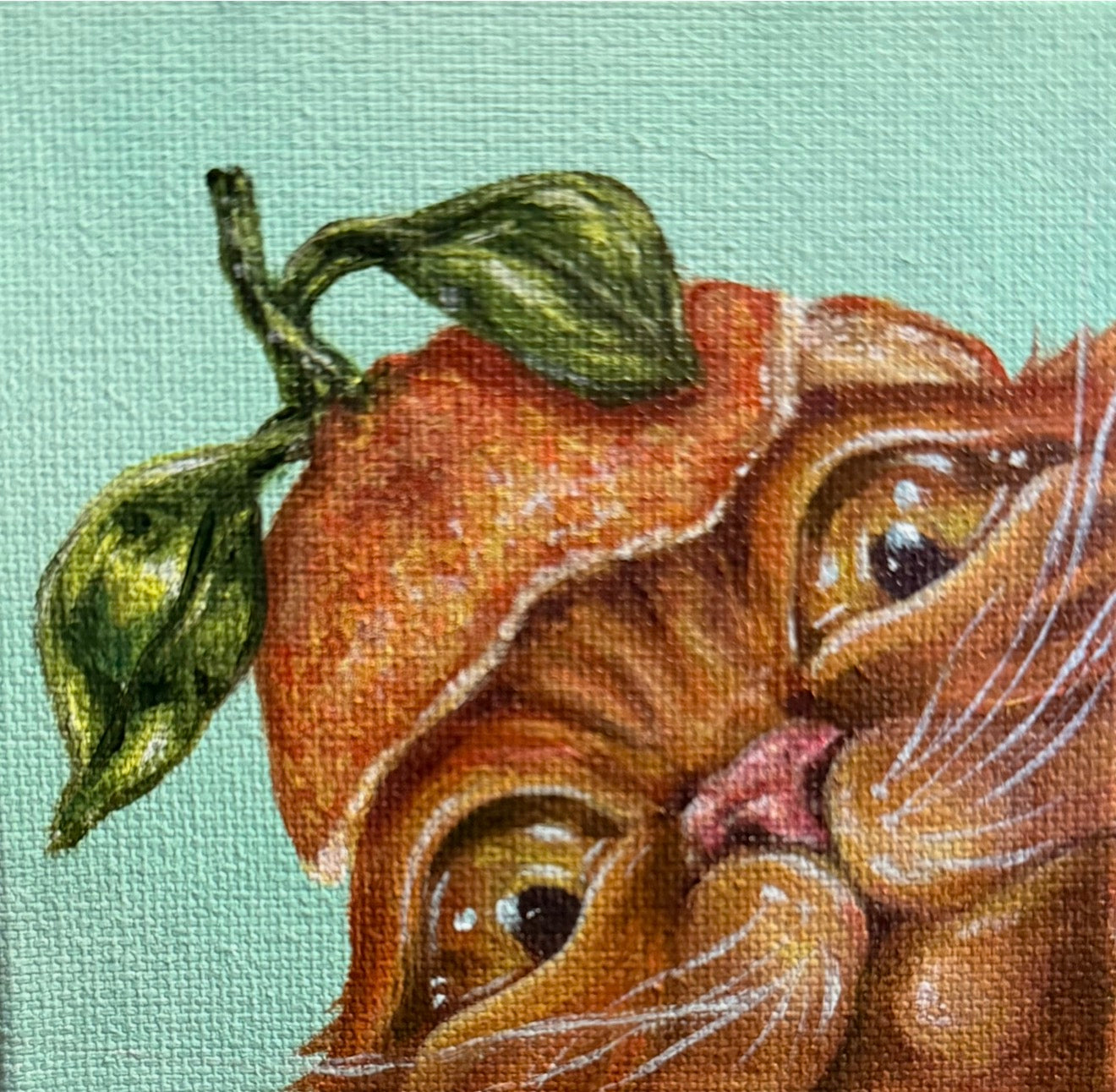 Affordable And Adorable Series 4x4 Acrylic On Canvas