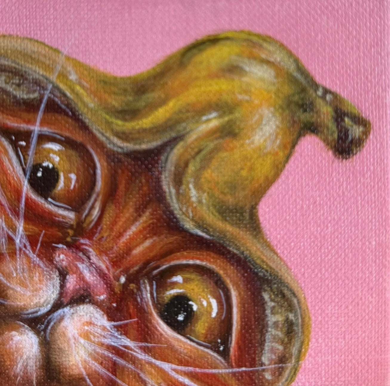 Affordable And Adorable Series 4x4 Acrylic On Canvas