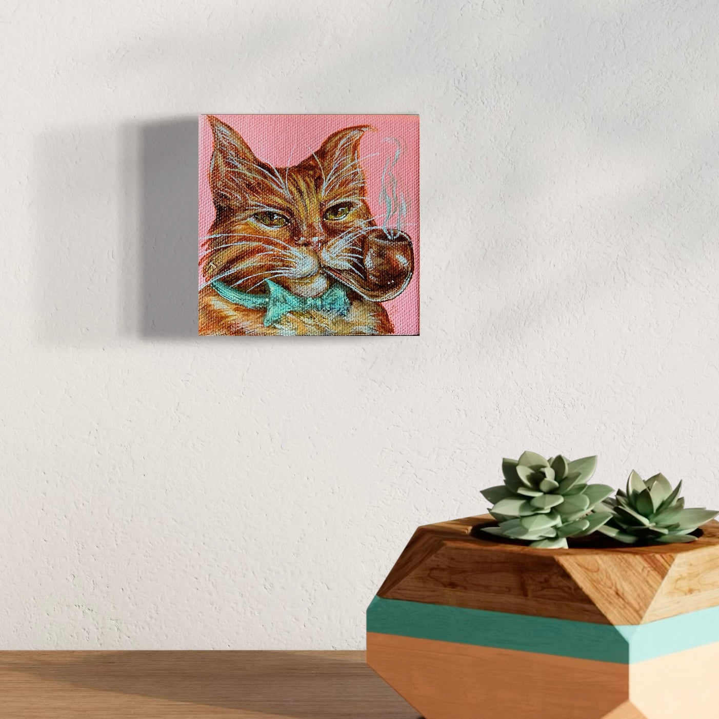 Affordable And Adorable Series 4x4 Acrylic On Canvas