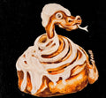 “Cinna-Snake”                                     6x6 Acrylic On Canvas