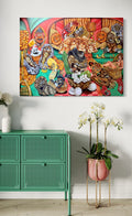 “Potato Sanctuary” 30x40 Acrylic On Canvas