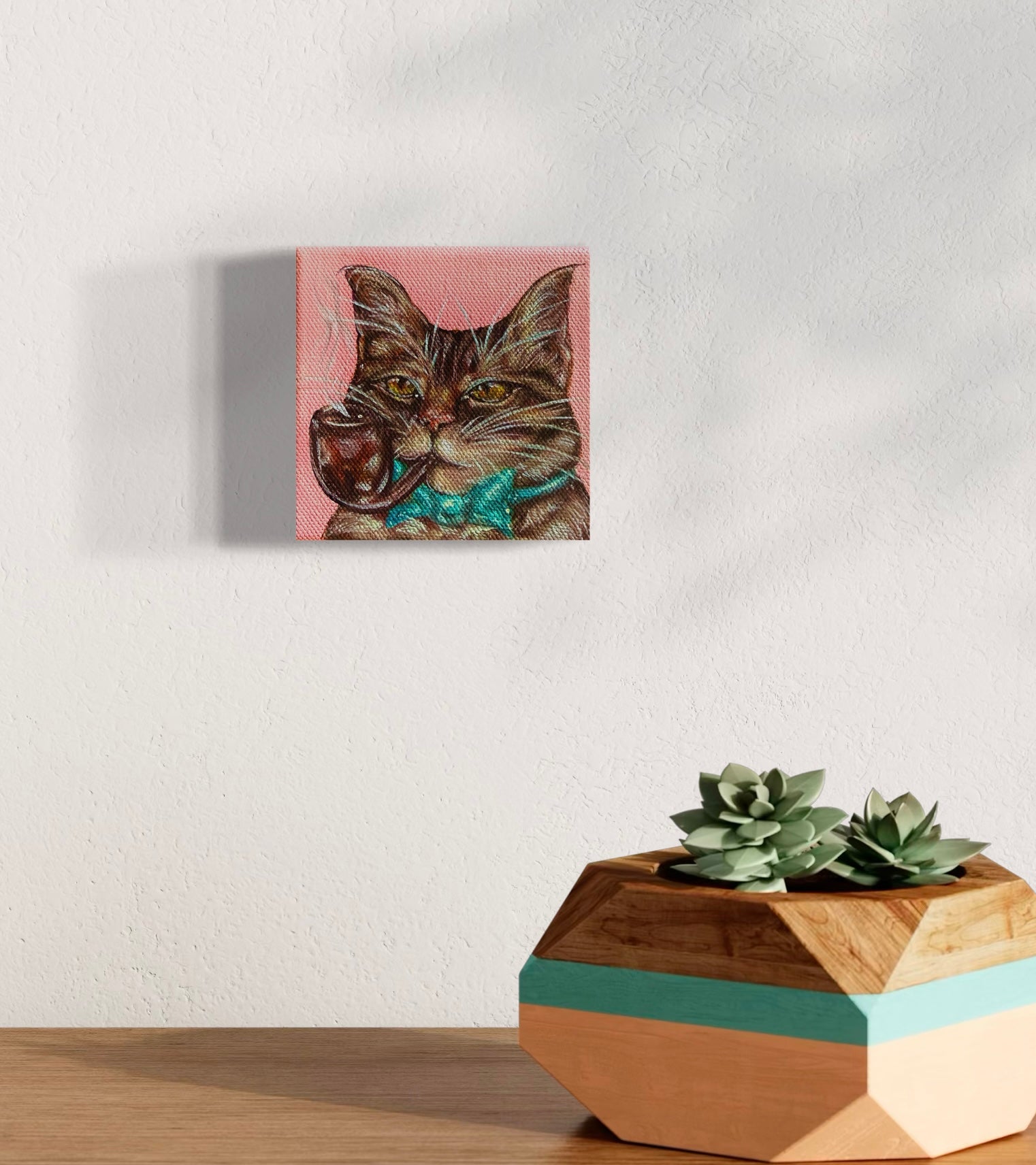 Affordable And Adorable Series 4x4 Acrylic On Canvas