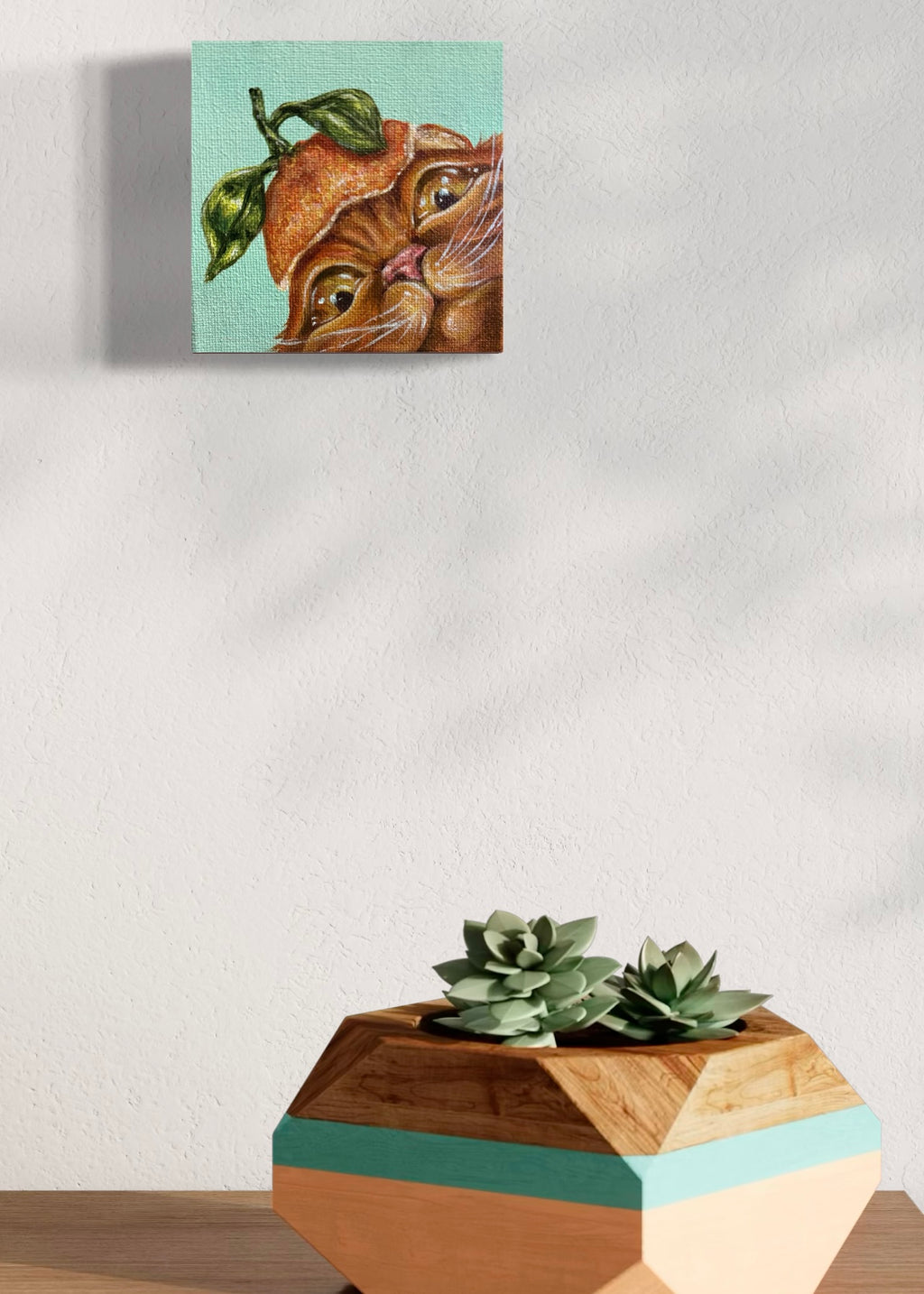 Affordable And Adorable Series 4x4 Acrylic On Canvas