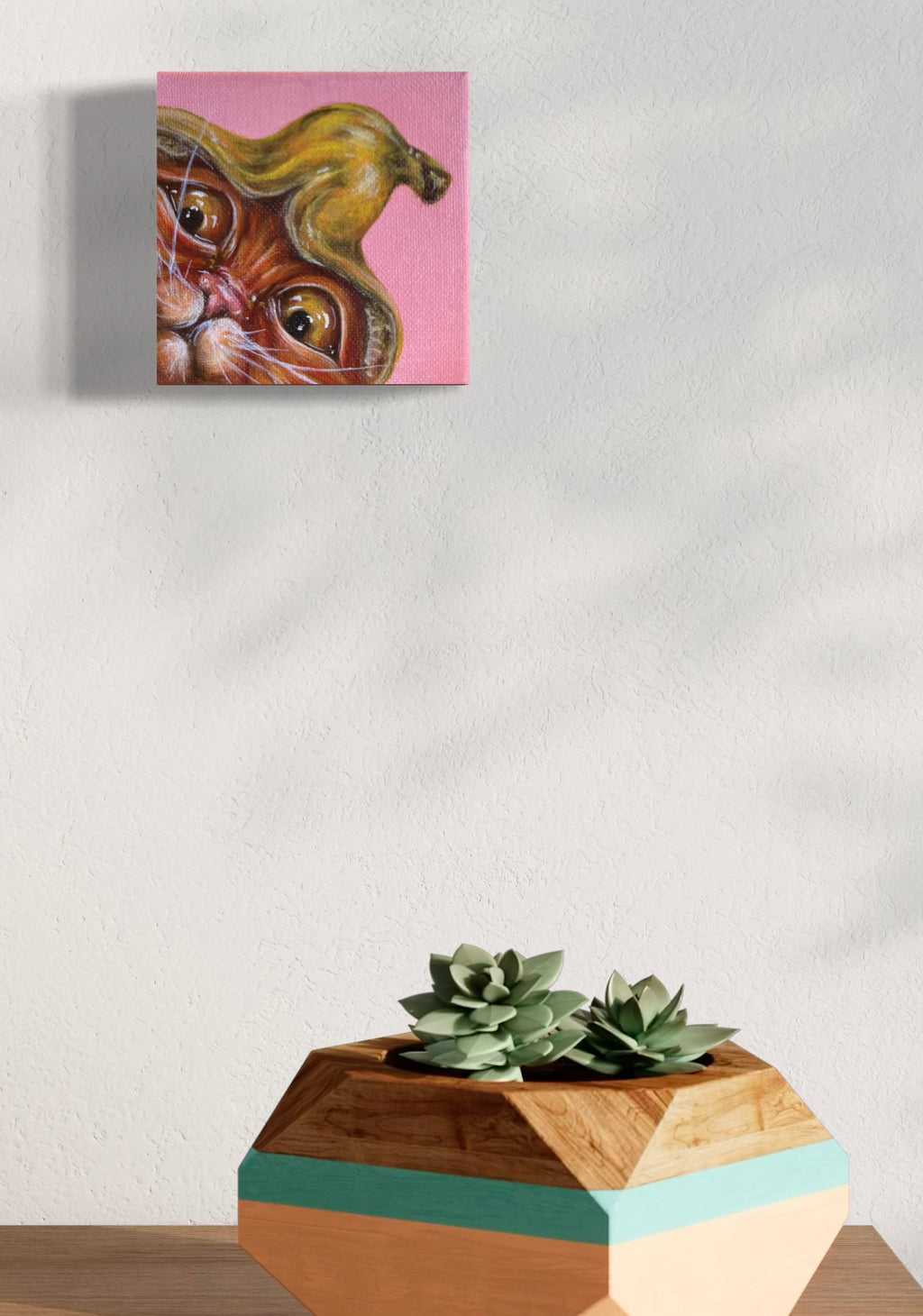 Affordable And Adorable Series 4x4 Acrylic On Canvas