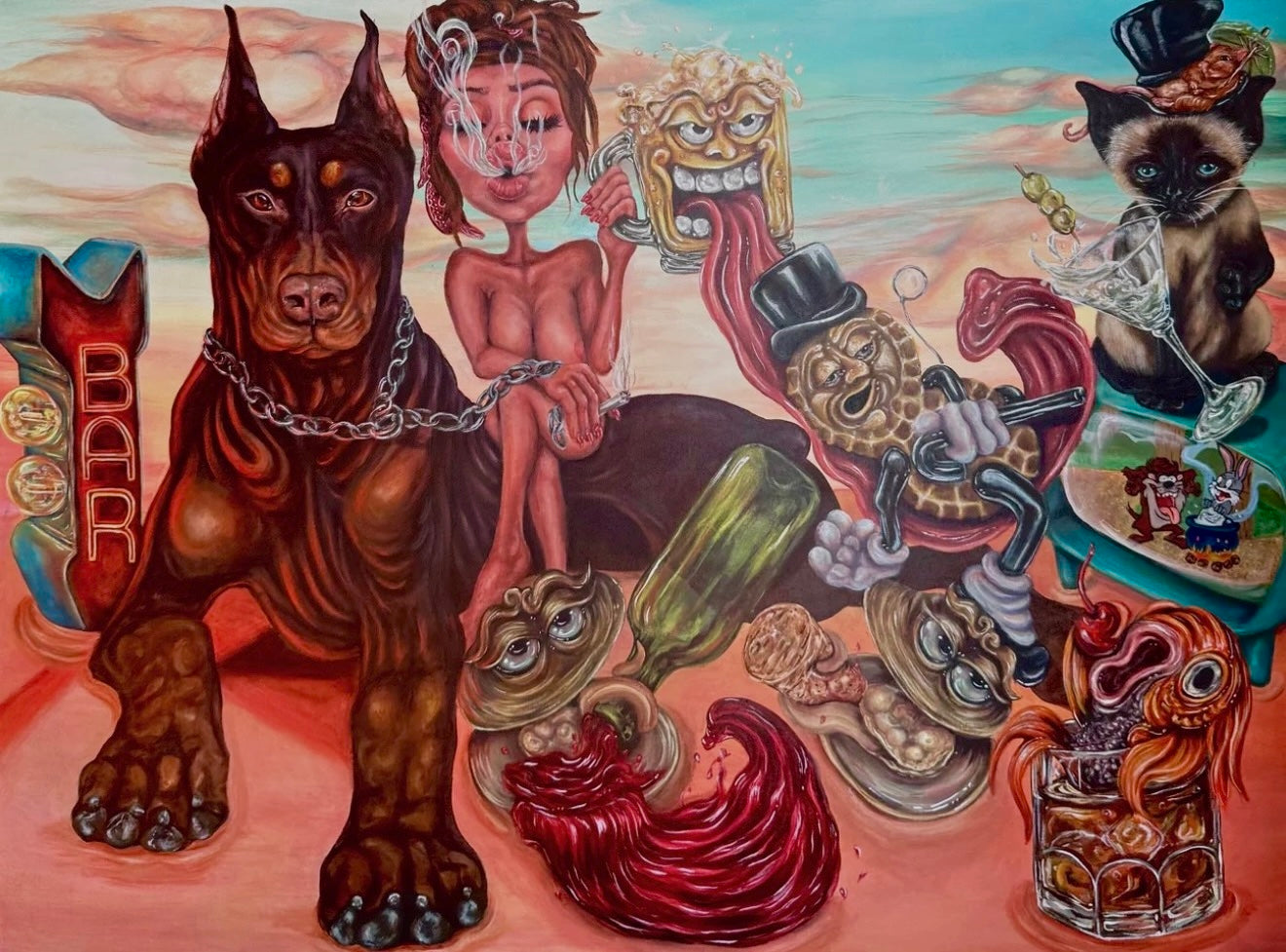 “Last Call” 30x40 Acrylic On Canvas