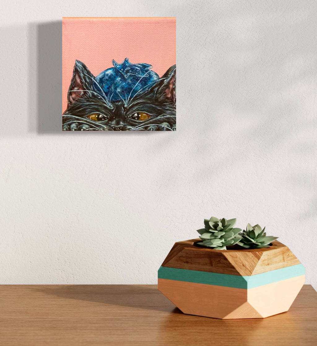 Affordable And Adorable Series 4x4 Acrylic On Canvas