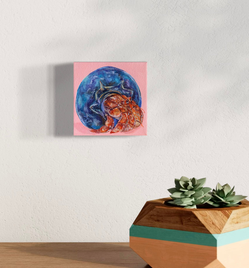 “Hermies Series” 6x6 Acrylic On Canvas