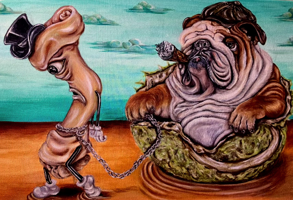“Bullied” 18x24 Acrylic On Canvas