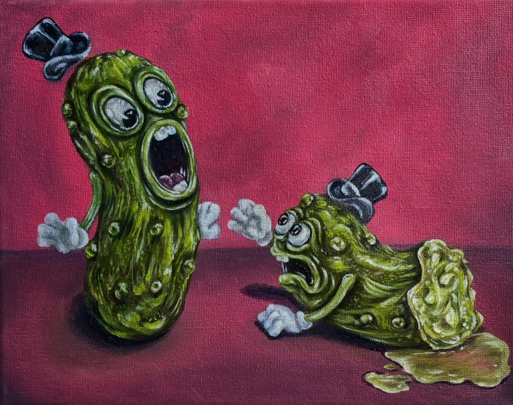 “Pickles Farewell” 8x10 Oil On Canvas