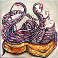 “Oct-Oast” 6x6 Acrylic On Canvas