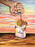 “Criminal Indulgences” 12x16 Acrylic On Canvas