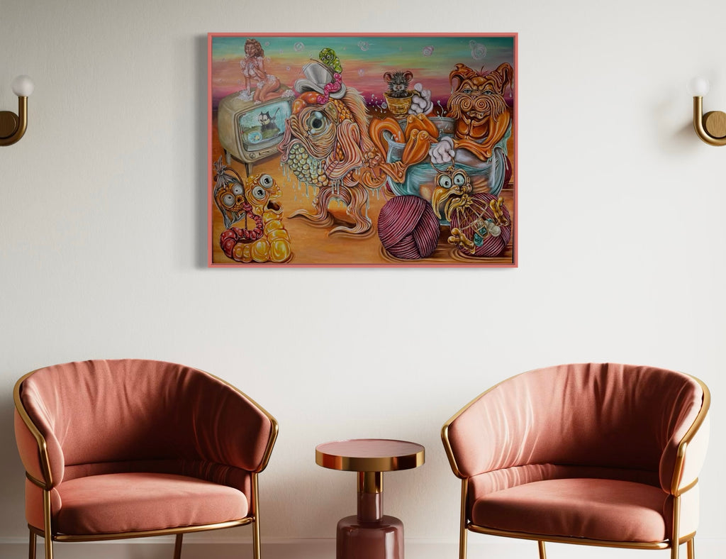 “Catfish” 30x40 Acrylic On Canvas